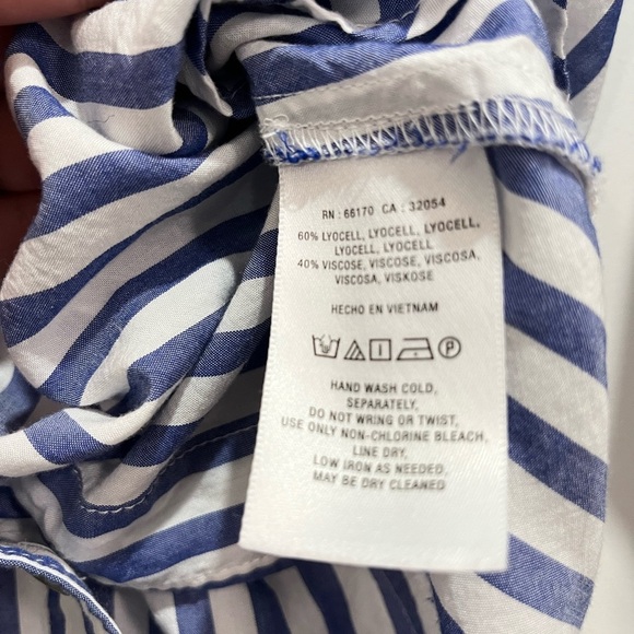 Pilcro And The Letterpress - Anthropologie - striped button down - size 0 - Picture 6 of 7